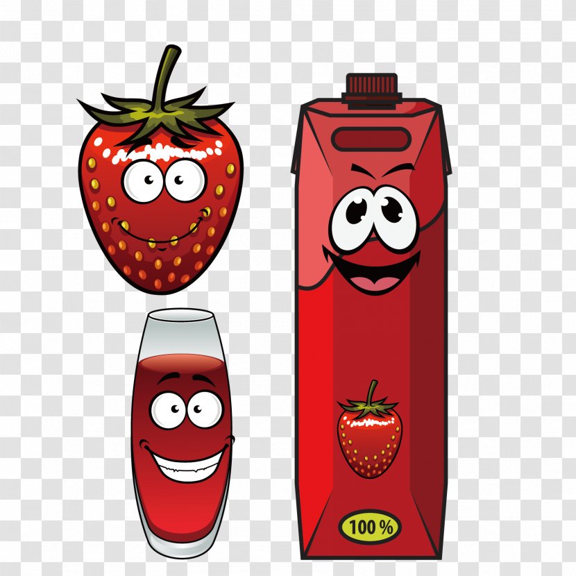 Tomato Juice Cartoon Vegetable - Royaltyfree - Vector Strawberry Transparent PNG