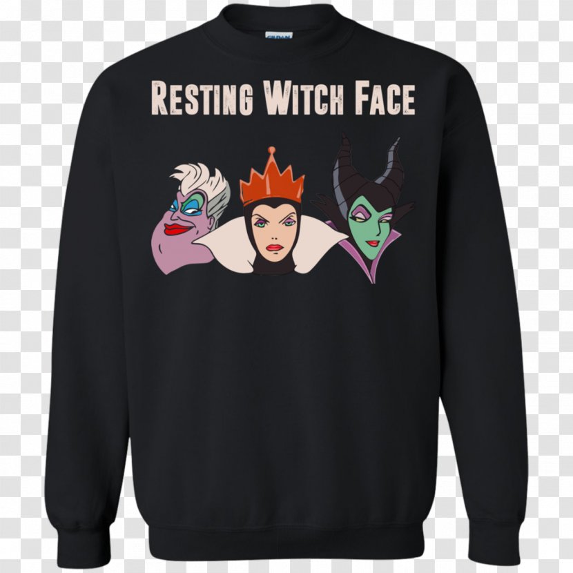 Maleficent T-shirt Hoodie Evil Queen Ursula Transparent PNG