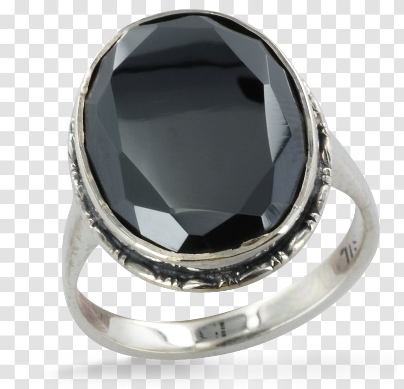 Onyx Silver - Platinum - Ring Transparent PNG