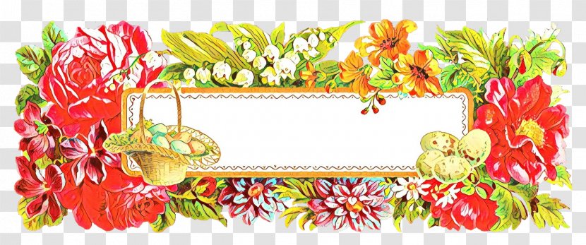 Floral Background Frame - Interior Design - Picture Transparent PNG