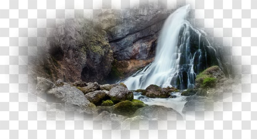 Waterfall Nature Scenery Stream - Seawater - Water Transparent PNG