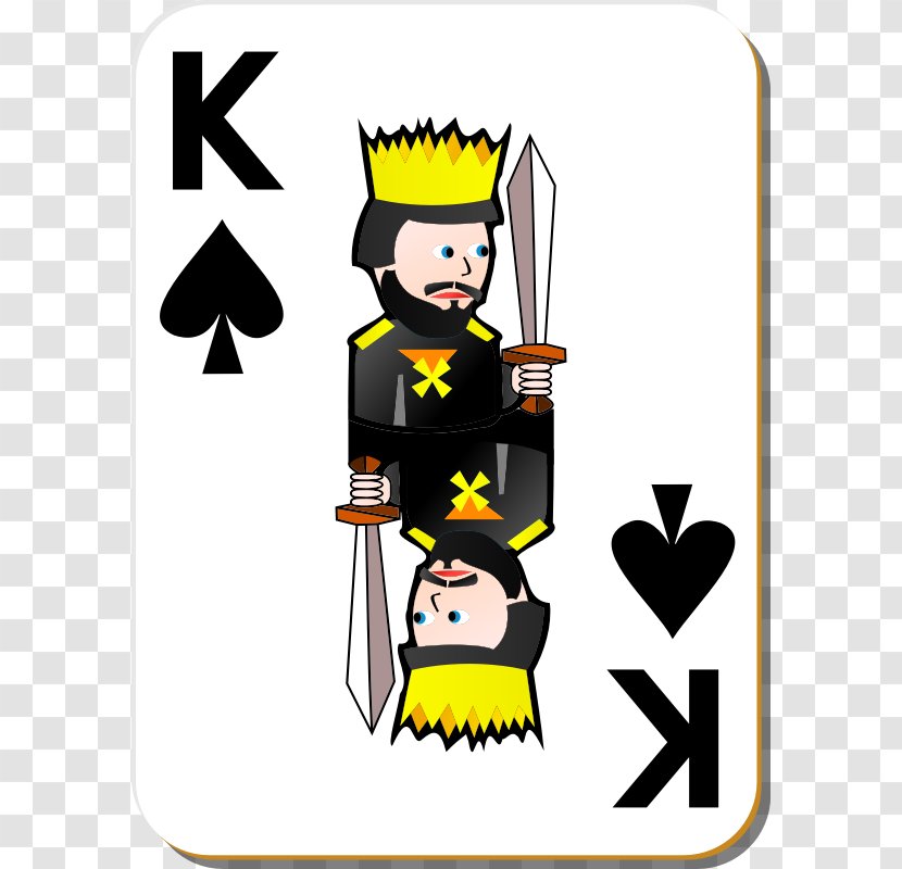 King Playing Card Game Spades Espadas Transparent PNG