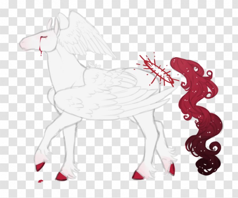 Pony Horse Reindeer - Cartoon - Mourning Transparent PNG