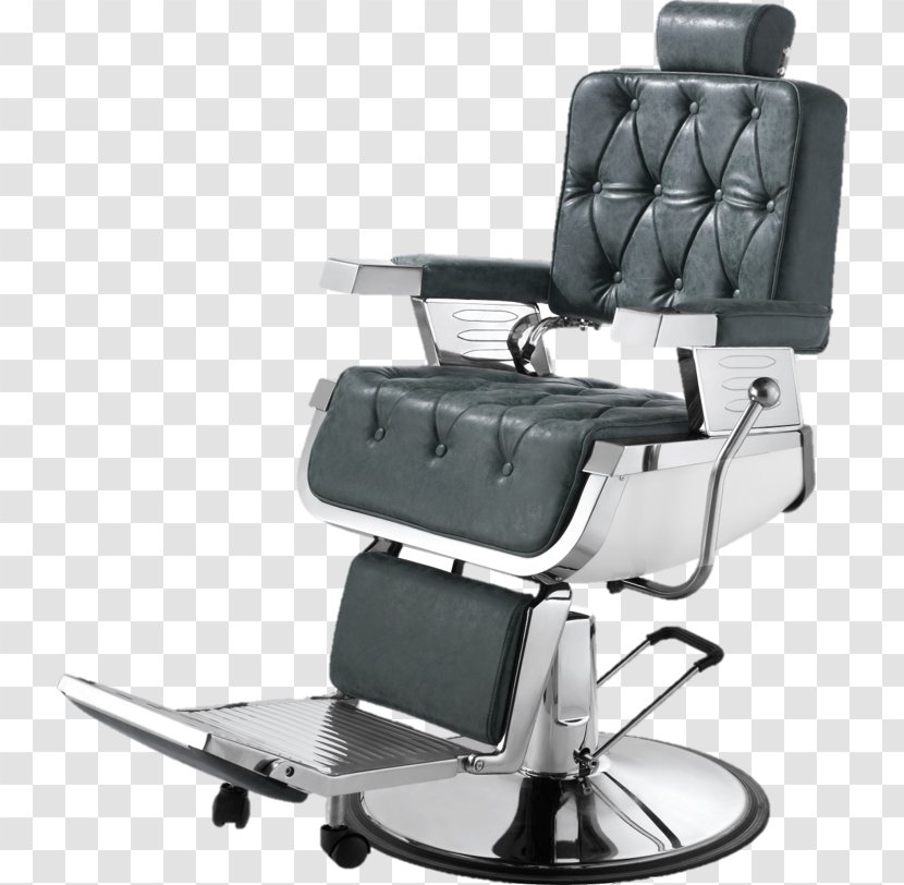 Barber Chair Fauteuil Couch - Office Desk Chairs Transparent PNG