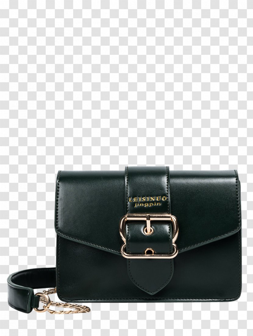 Handbag Strap Leather Buckle - Black M - Bag Transparent PNG