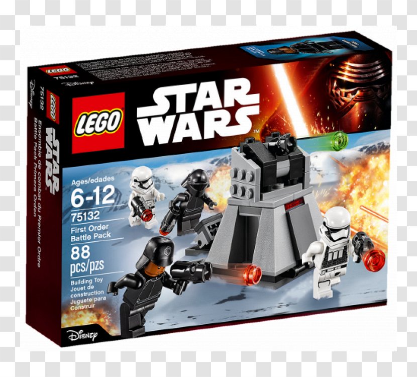 LEGO 75132 Star Wars First Order Battle Pack Lego Toy - Minifigure Transparent PNG