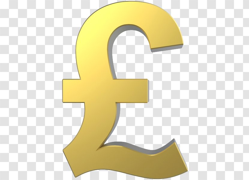Pound Sign Sterling Gold Euro Transparent PNG