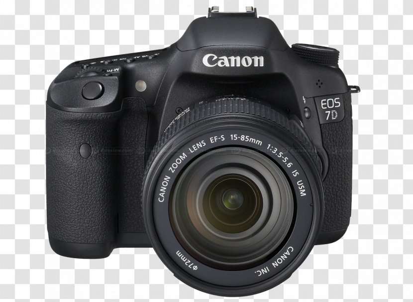 Canon EOS 7D Mark II EF-S 15–85mm Lens Mount Digital SLR - Camera Transparent PNG