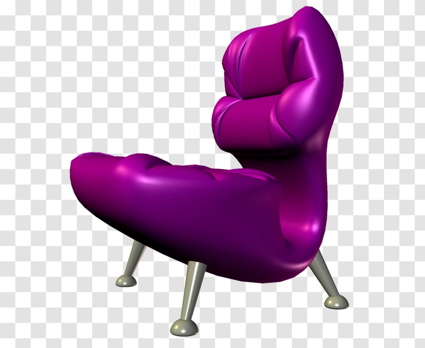Chair - Magenta - Pink Transparent PNG