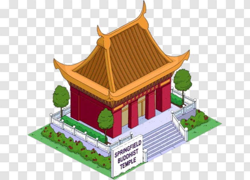 Buddhist Temple The Simpsons: Tapped Out Buddhism - Guanyin - Thai Buddha Transparent PNG