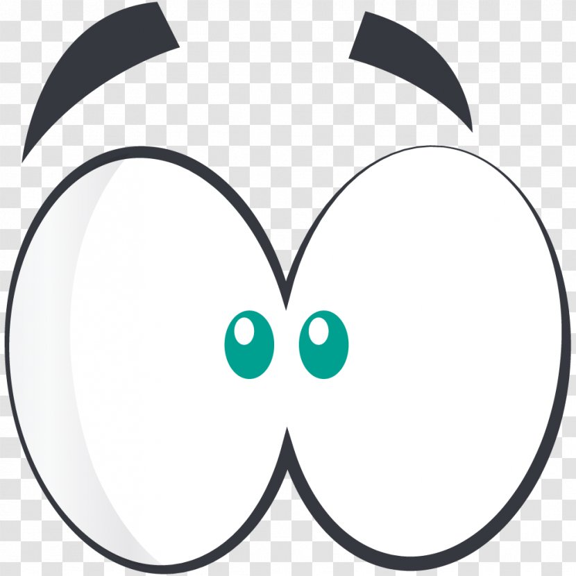 Eye Clip Art Image Smiley - Silhouette - Cartoon Eyes Transparent PNG