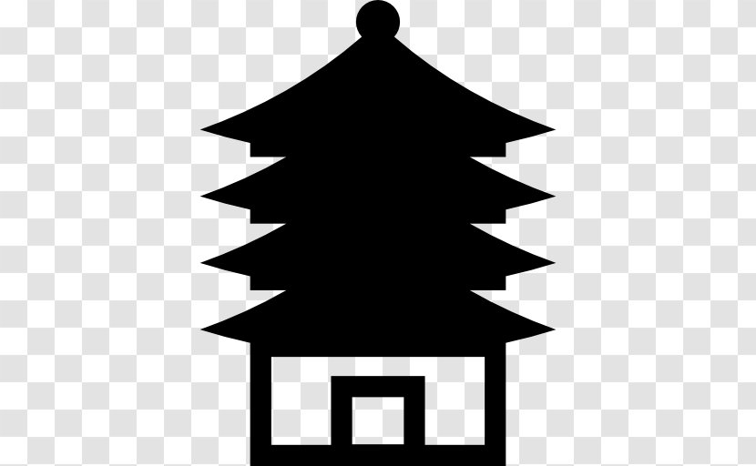 Chinese Pagoda Buddhism Religion - Christmas Tree - Buddhist Material Vector Transparent PNG