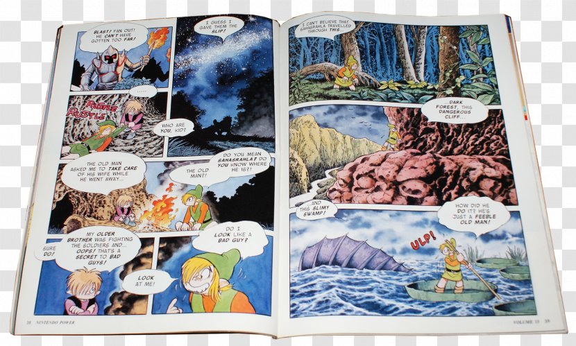 The Legend Of Zelda: A Link To Past Comics Nintendo Power Entertainment System - Comic Book - Whispering Transparent PNG