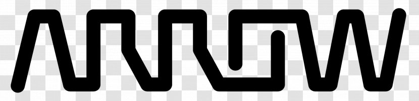 Arrow Electronics Logo ECS, SAS - Monochrome - Black And White Transparent PNG