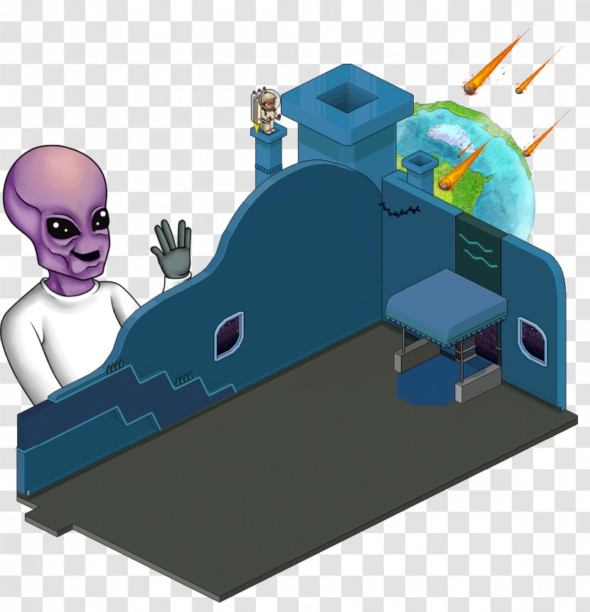 Habbo Room Hall Hotel Game - Click Transparent PNG