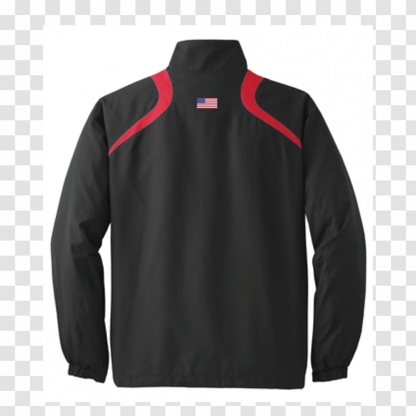 T-shirt Sleeve Sweater Polar Fleece Jacket - Black M Transparent PNG