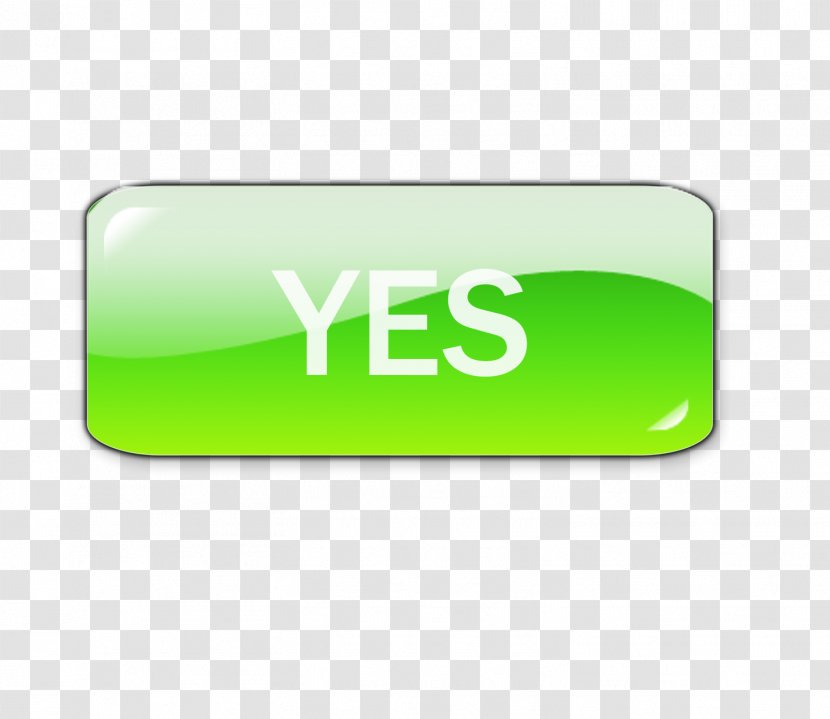 Button Icon - Sign - Green Yes Transparent PNG