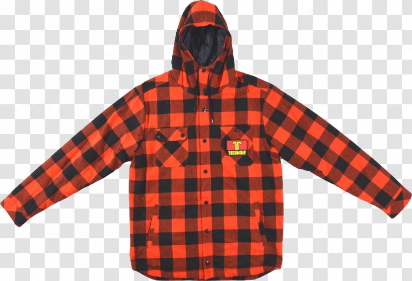 Hoodie T-shirt Tartan Jacket - Clothing Transparent PNG