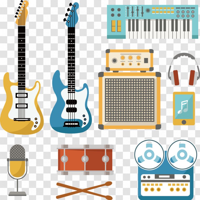 Musical Instruments Drum Percussion - Frame - Vector Hand-painted Transparent PNG