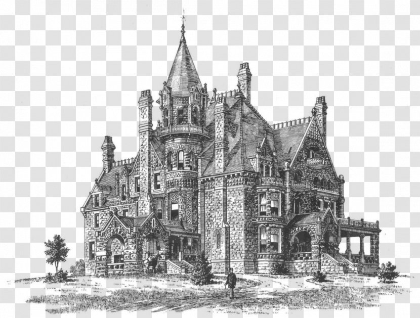 Craigdarroch Castle Drawing YouTube - Chapel - Manor Transparent PNG
