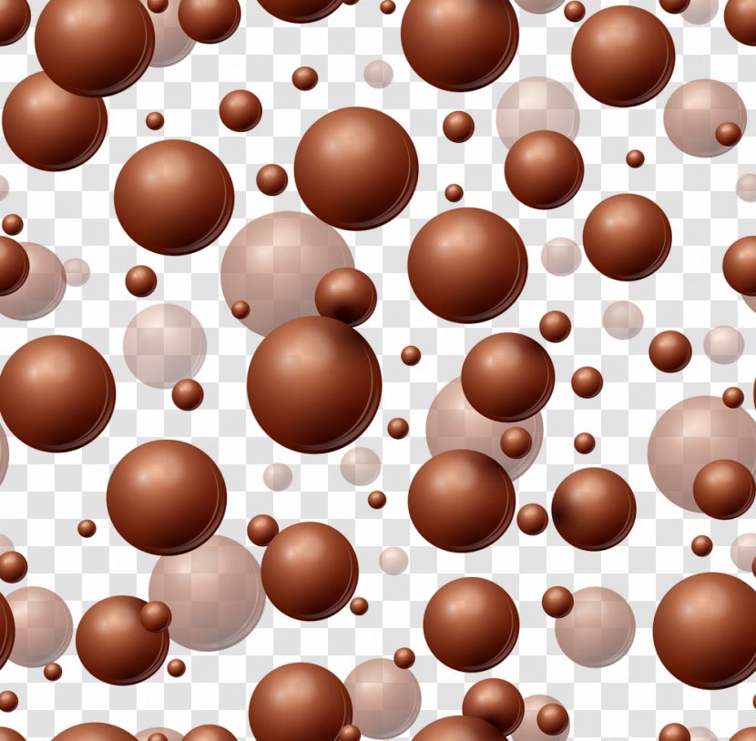 Ice Cream Chocolate Truffle Balls Bar Marzipan - Vanilla - Background Decoration Transparent PNG