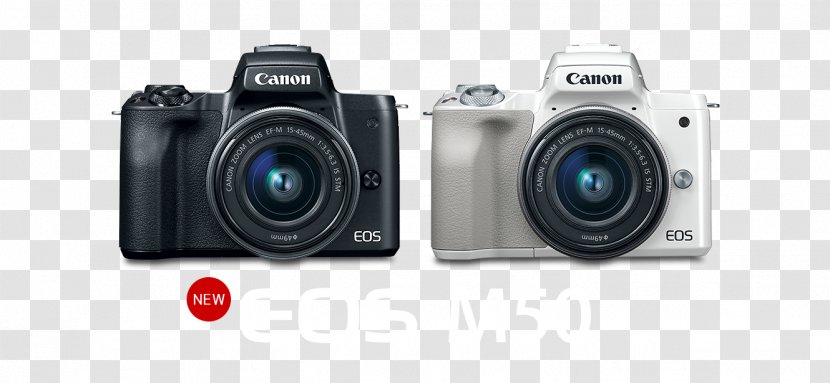 Canon EOS M50 EF Lens Mount M100 Mirrorless Interchangeable-lens Camera - Interchangeablelens Transparent PNG