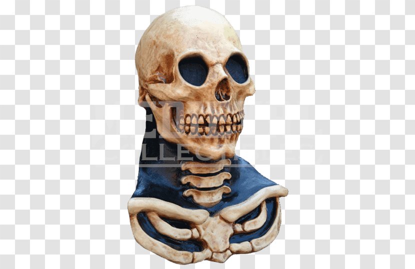 Halloween Costume Human Skeleton Skull Mask Transparent PNG