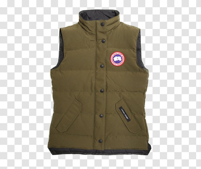 Gilets Canada Goose Parka Jacket Sleeve - Vest Transparent PNG