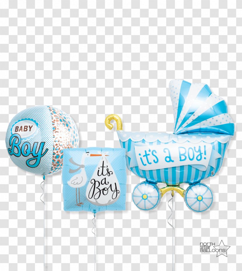 Balloon Party Boy Baby Shower Infant - Flower Transparent PNG