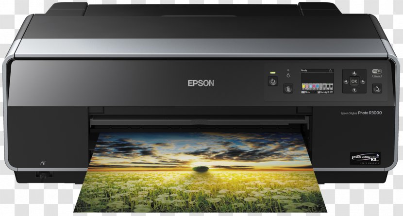 R3000 Printer Inkjet Printing Epson Transparent PNG
