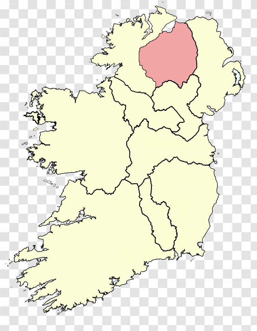 World Map Partition Of Ireland West Tyrone Electoral District - Organism - Michigan Transparent PNG