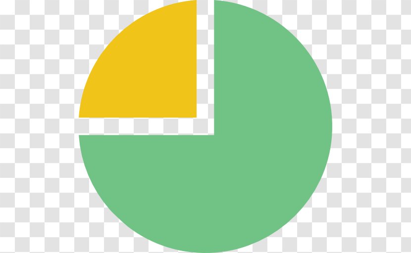 Pie Chart Statistics - Logo - Yellow Transparent PNG