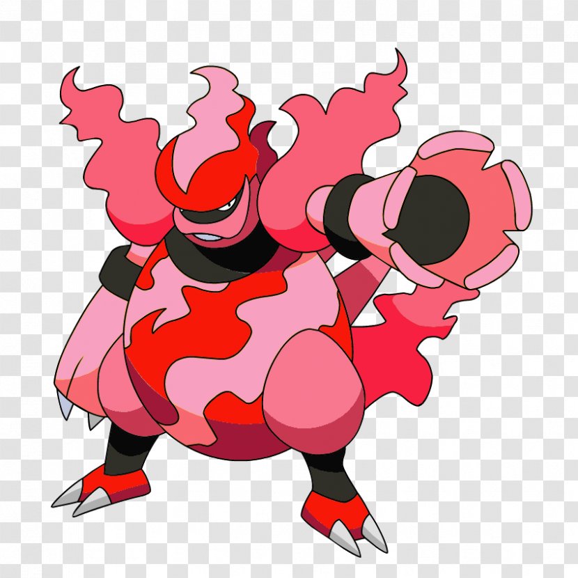 Pokémon X And Y Black 2 White Magmortar Magmar - Watercolor Transparent PNG