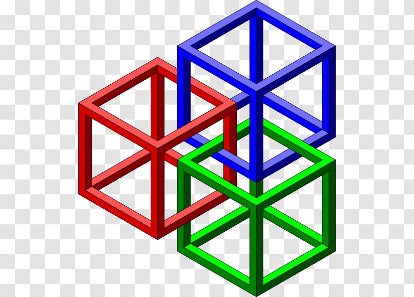 Geometry Geometric Shape Cube Clip Art - Area - Clipart Transparent PNG