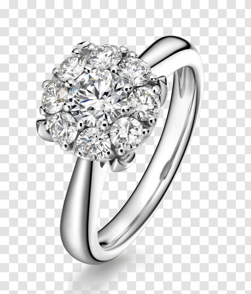 Ring Diamond - Gratis - Luxury And Beautiful Multi-diamond Transparent PNG