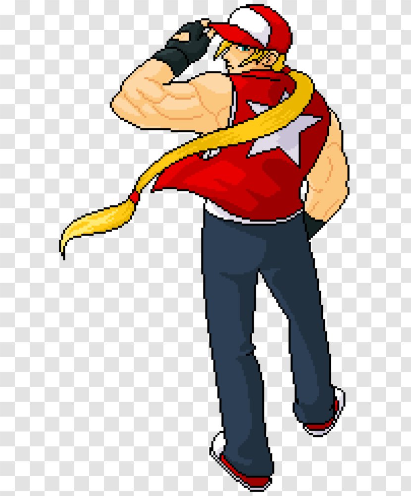 Terry Bogard Drawing Pixel Art Blue Mary Transparent PNG