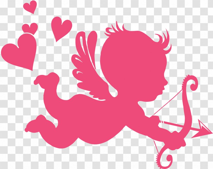 Cupid Valentine's Day Clip Art - Watercolor Transparent PNG