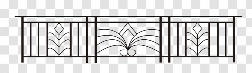 Handrail Guard Rail Fence Baluster Stainless Steel - Symmetry - Iron Transparent PNG