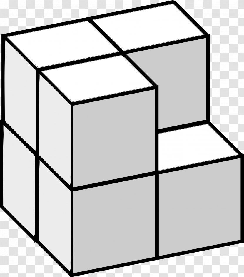3D Tetris Three-dimensional Space Cube - Area Transparent PNG