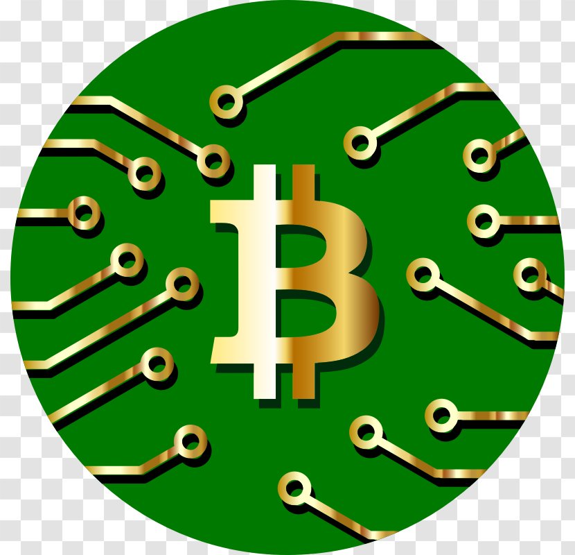 Digital Gold Currency Clip Art - Area - Bitcoin Transparent PNG