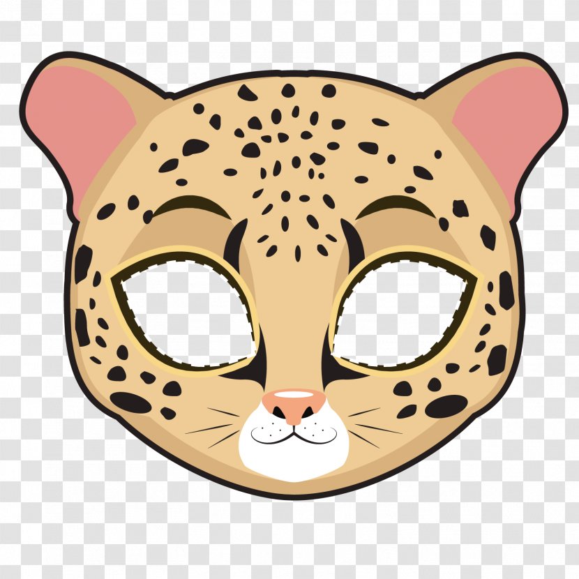 Leopard Whiskers Euclidean Vector - Cat Transparent PNG