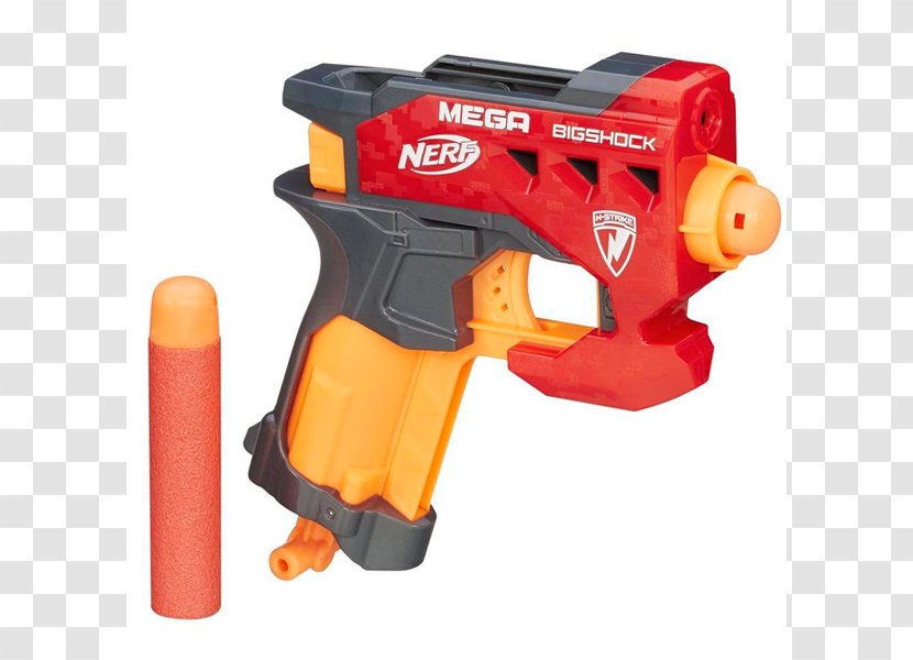 Nerf N-Strike Elite NERF Mega BigShock Blaster - Toy Weapon Transparent PNG