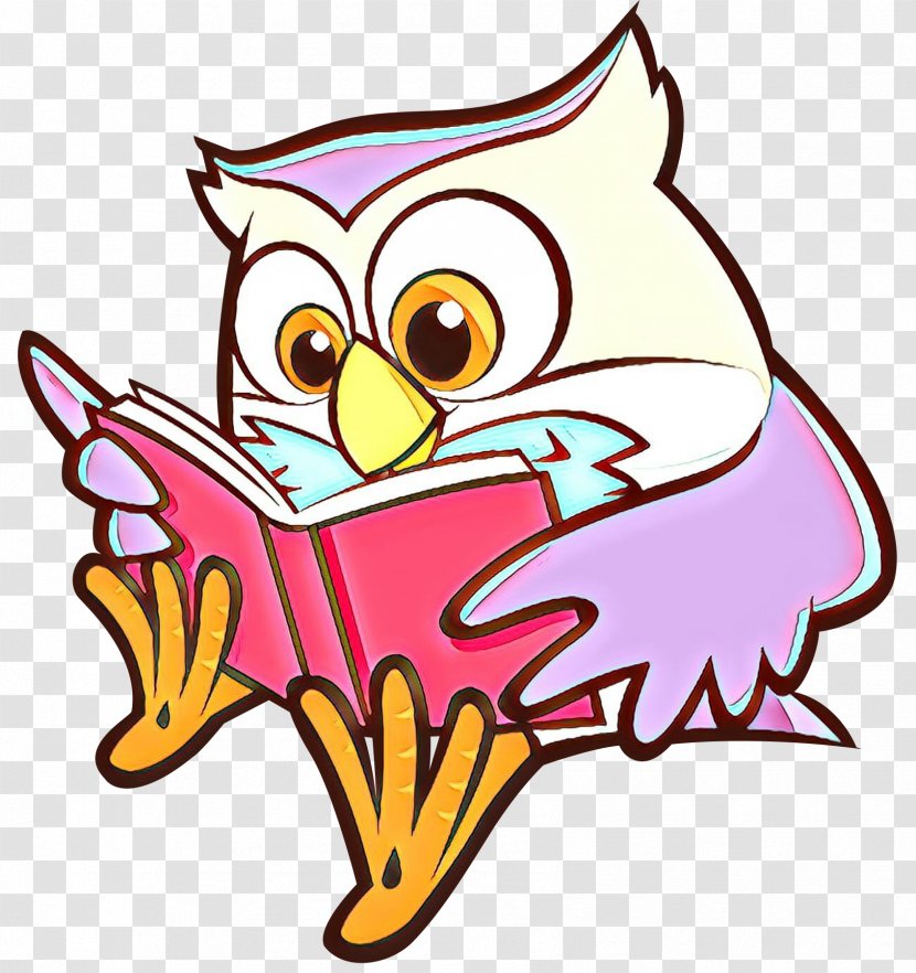 Beak Clip Art Product Pink M - Cartoon - Owl Transparent PNG