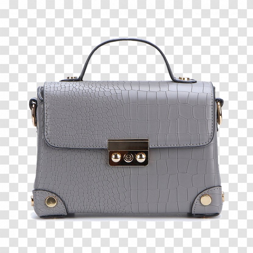 Handbag Leather Wallet - Designer - Gray Alligator Purse Package Transparent PNG