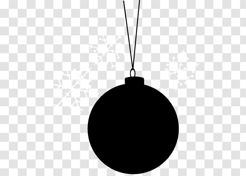 Christmas Ornament Silhouette Clip Art - Decoration - Black Cliparts Transparent PNG