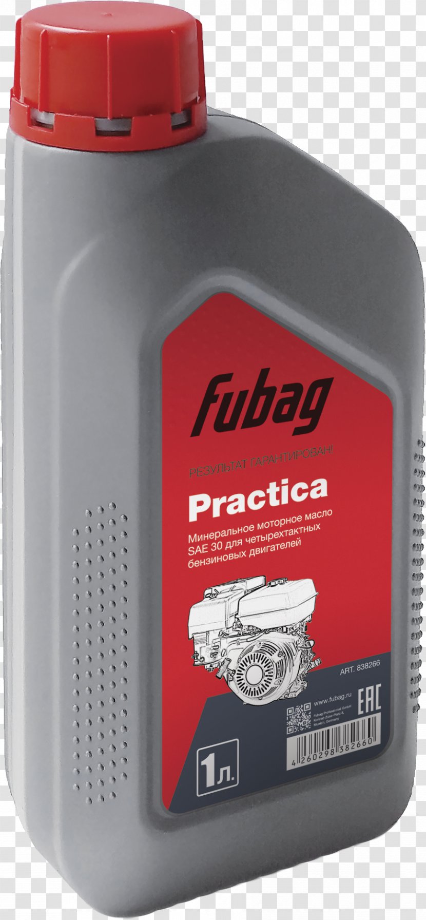 Motor Oil Fubag Four-stroke Engine - Automotive Fluid Transparent PNG