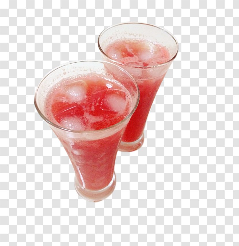 Juice Cocktail Garnish Woo Non-alcoholic Drink - Frozen Watermelon Transparent PNG