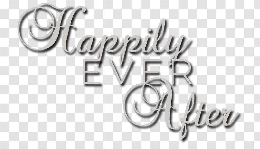 Logo Brand Line White Font - Monochrome - Happily Ever After Transparent PNG