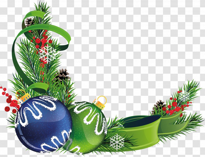Christmas Ornament Decoration Clip Art - Evergreen Transparent PNG