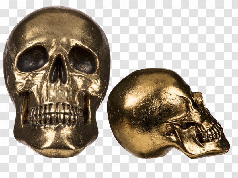 La Calavera Catrina Human Skull Totenkopf - Silver Transparent PNG